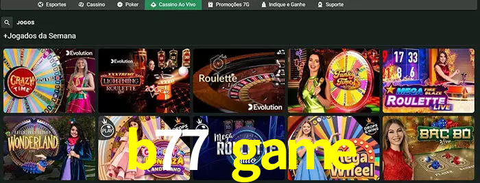 b77 game bet